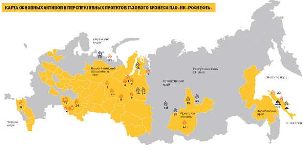 Карта деятельности компании